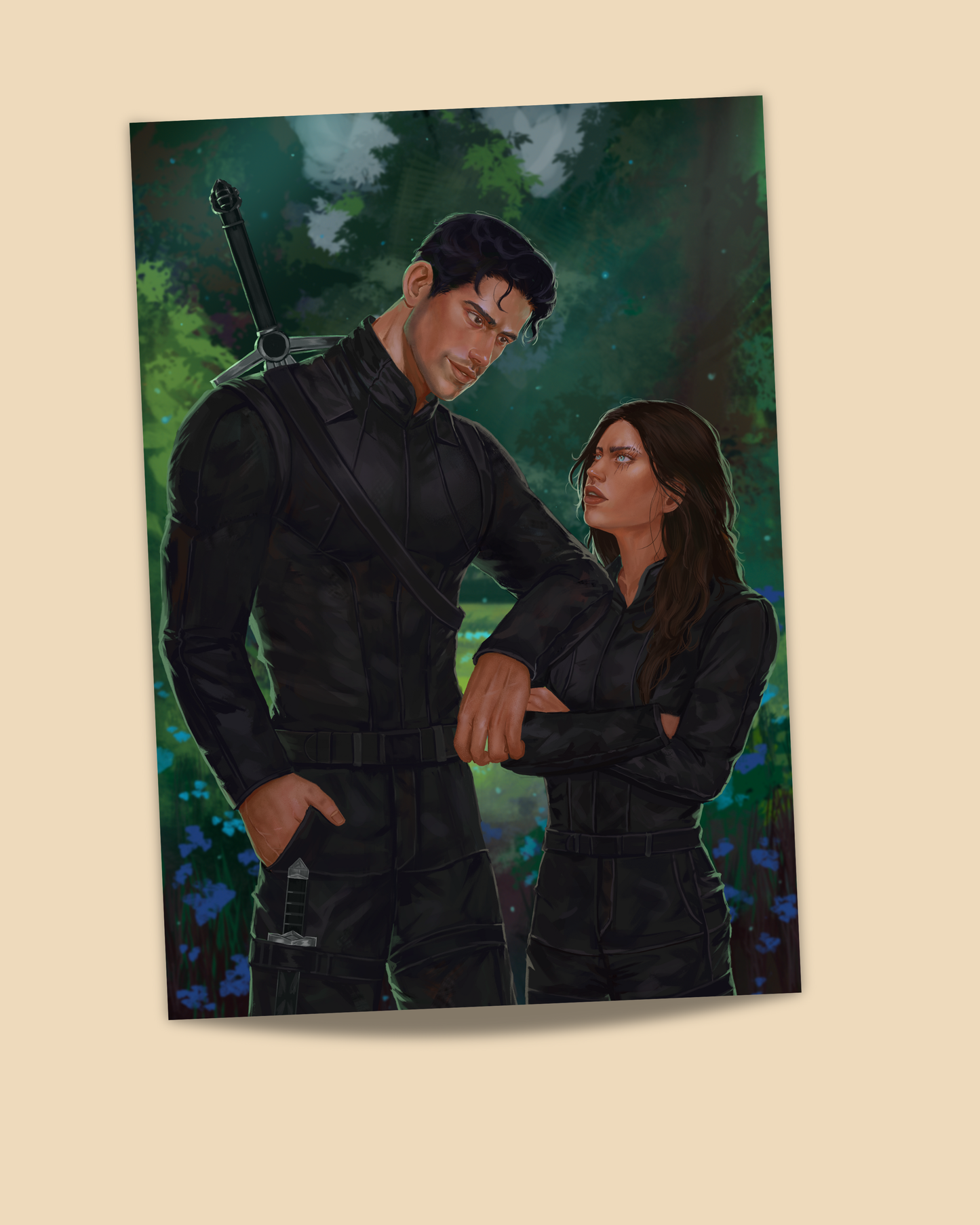 Bridger and Vega character art