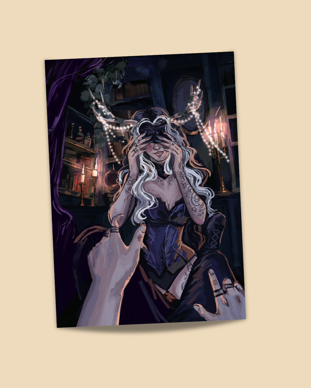 Hex - Mask on Character Art
